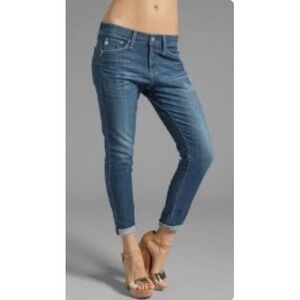 AG Adriano Goldschmied Womens The Beau Skinny Jeans Medium Wash Size 27